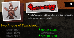Gol relic two arrows of tezcatlipoca.png